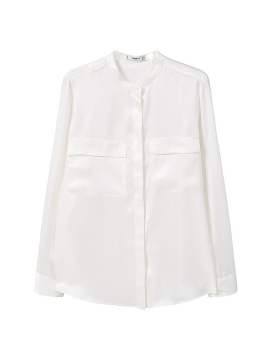 Mango بلوز ابریشمی زنانه